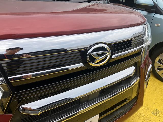 タントカスタムＲＳスタイルセレクション１５インチアルミホイール　大型エアロバンパー　フルＬＥＤヘッドランプ　オート格納式カラードドアミラー　革巻ステアリングホイール　両側パワースライドドア（静岡県）の中古車