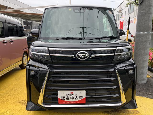 タントカスタムＲＳ１５インチアルミホイール　大型エアロバンパー　フルＬＥＤヘッドランプ　オート格納式カラードドアミラー　本革巻ステアリングホイール（静岡県）の中古車