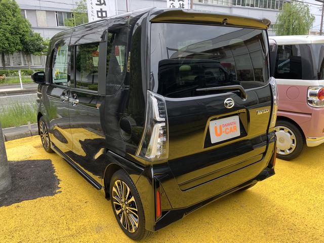 タントカスタムＲＳ１５インチアルミホイール　大型エアロバンパー　フルＬＥＤヘッドランプ　オート格納式カラードドアミラー　本革巻ステアリングホイール（静岡県）の中古車