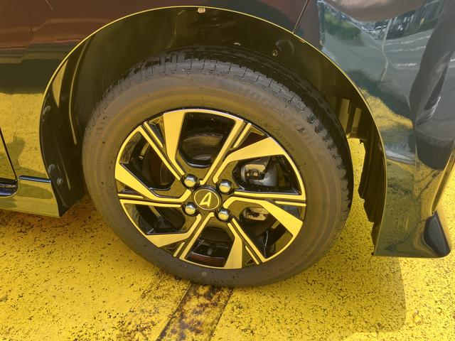 タントカスタムＸ１４インチアルミホイール　大型エアロバンパー　フルＬＥＤヘッドランプ　オート格納式カラードドアミラー　両側パワースライドドア　キーフリーシステム　プッシュボタンスタート（静岡県）の中古車