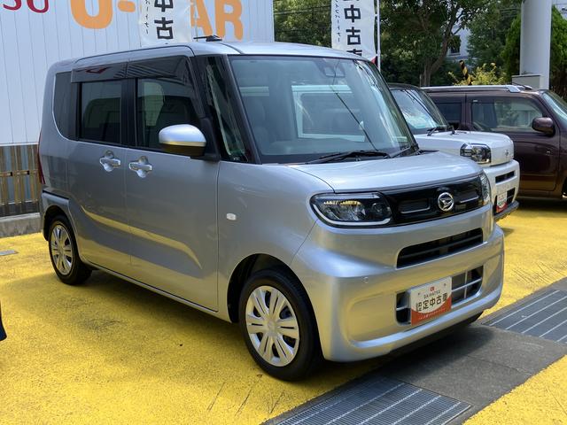 タントＸ１４インチフルホイールキャップ　フルＬＥＤヘッドランプ　オート格納式カラードドアミラー　左側パワースライドドア　ＴＦＴカラーマルチインフォメーションディスプレイ　フルファブリックシート（静岡県）の中古車