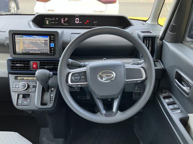 タントＸ１４インチフルホイールキャップ　フルＬＥＤヘッドランプ　オート格納式カラードドアミラー　左側パワースライドドア　ＴＦＴカラーマルチインフォメーションディスプレイ　フルファブリックシート（静岡県）の中古車