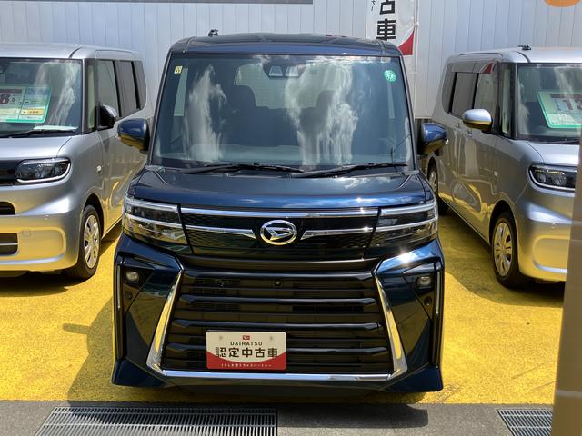 タントカスタムＲＳ１５インチアルミホイール　キーフリーシステム　プッシュボタンスタート　オートエアコン（プッシュ式）　フルＬＥＤヘッドランプ　オート格納式カラードドアミラー　本革巻ステアリングホイール（静岡県）の中古車
