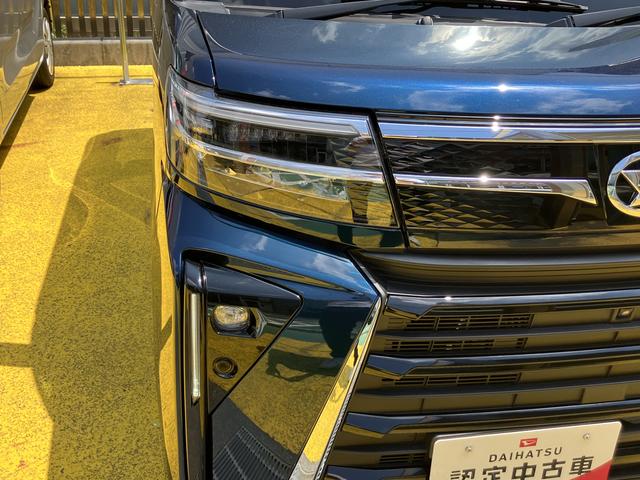 タントカスタムＲＳ１５インチアルミホイール　キーフリーシステム　プッシュボタンスタート　オートエアコン（プッシュ式）　フルＬＥＤヘッドランプ　オート格納式カラードドアミラー　本革巻ステアリングホイール（静岡県）の中古車