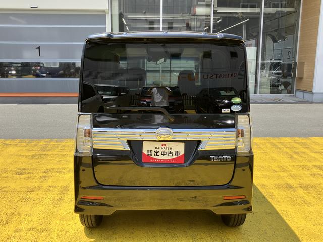 タントカスタムＲＳ　トップエディションリミテッドＳＡIII１５インチアルミホイール　大型エアロバンパー　ＬＥＤヘッドランプ　オート格納式カラードドアミラー　本革巻ステアリングホイール　両側パワースライドドア（静岡県）の中古車