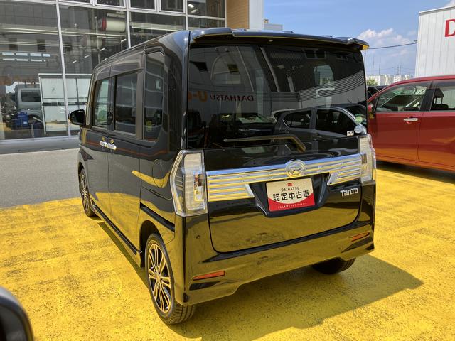 タントカスタムＲＳ　トップエディションリミテッドＳＡIII１５インチアルミホイール　大型エアロバンパー　ＬＥＤヘッドランプ　オート格納式カラードドアミラー　本革巻ステアリングホイール　両側パワースライドドア（静岡県）の中古車