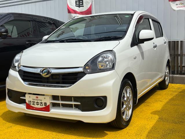 ミライースＸ　ＳＡ１４インチフルホイールキャップ　ハロゲンヘッドランプ　電動格納式（カラード）ドアミラー　パワーステアリング　マニュアルエアコン（ダイヤル式）　キーレスエントリー（静岡県）の中古車