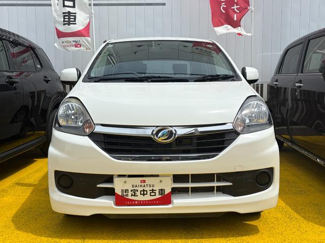 ミライースＸ　ＳＡ１４インチフルホイールキャップ　ハロゲンヘッドランプ　電動格納式（カラード）ドアミラー　パワーステアリング　マニュアルエアコン（ダイヤル式）　キーレスエントリー（静岡県）の中古車
