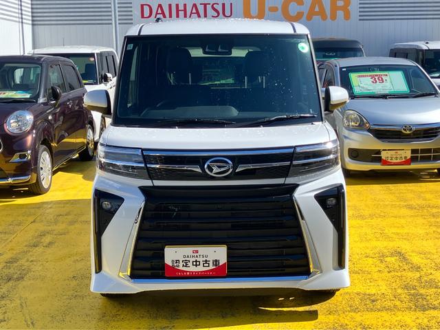 タントカスタムＲＳ１５インチアルミホイール　キーフリーシステム　プッシュボタンスタート　オートエアコン（プッシュ式）　フルＬＥＤヘッドランプ　オート格納式カラードドアミラー　本革巻ステアリングホイール（静岡県）の中古車