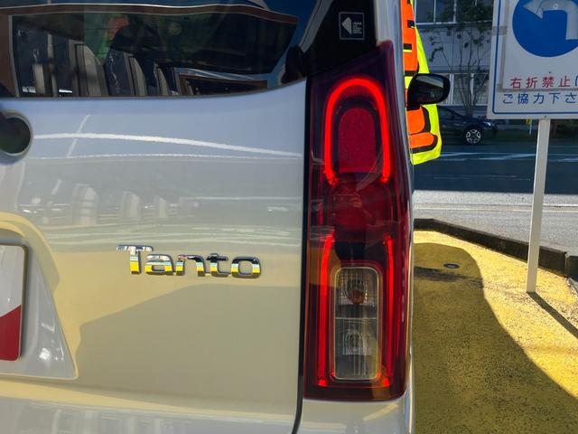 タントＸ１４インチフルホイールキャップ　フルＬＥＤヘッドランプ　オート格納式カラードドアミラー　左側パワースライドドア　ＴＦＴカラーマルチインフォメーションディスプレイ　フルファブリックシート（静岡県）の中古車