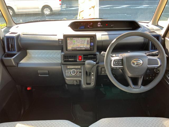 タントＸ１４インチフルホイールキャップ　フルＬＥＤヘッドランプ　オート格納式カラードドアミラー　左側パワースライドドア　ＴＦＴカラーマルチインフォメーションディスプレイ　フルファブリックシート（静岡県）の中古車