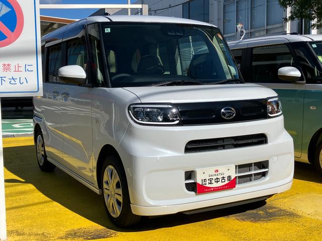 タントＸ１４インチフルホイールキャップ　フルＬＥＤヘッドランプ　オート格納式カラードドアミラー　左側パワースライドドア　ＴＦＴカラーマルチインフォメーションディスプレイ　フルファブリックシート（静岡県）の中古車