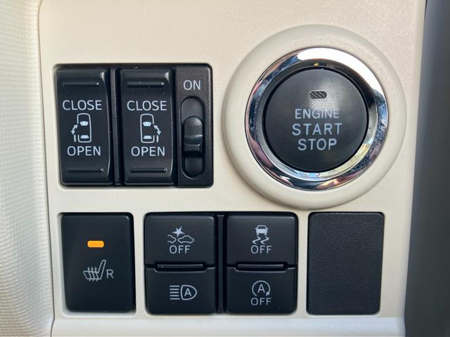 ムーヴキャンバスGメイクアップVS SAIII14インチフルホイールキャップ LEDヘッドランプ キーフリーシステム 両側パワースライドドア オートエアコン(プッシュ式) オートライト 置きラクボックス(静岡県)の中古車