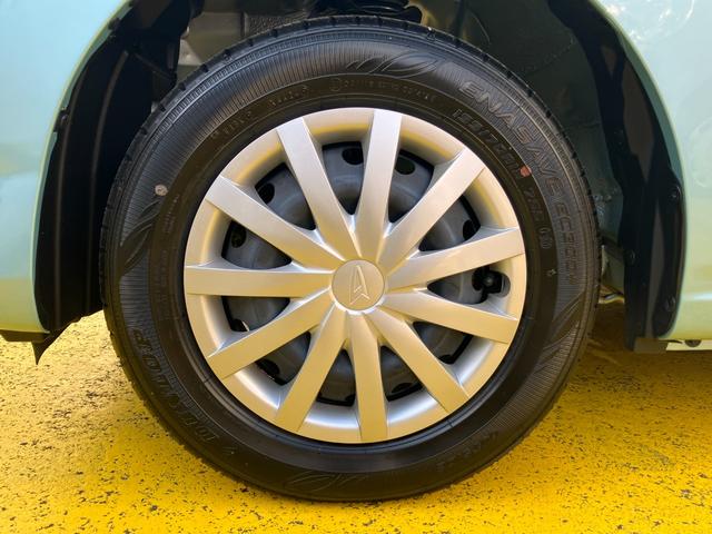 ミライースＬ　ＳＡIII１３インチフルホイールキャップ　マルチリフレクターハロゲンヘッドランプ　可倒式ドアミラー　自発光式デジタルメーターアンバーイルミネーションメーター　マニュアルエアコン（ダイヤル式）　キーレスエントリー（静岡県）の中古車