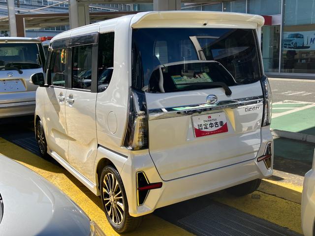 タントカスタムＲＳ１５インチアルミホイール　キーフリーシステム　プッシュボタンスタート　オートエアコン（プッシュ式）　フルＬＥＤヘッドランプ　オート格納式カラードドアミラー　本革巻ステアリングホイール（静岡県）の中古車