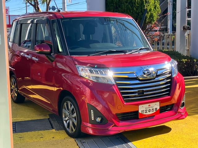 トールカスタムＧ　ターボ　ＳＡIIＬＥＤヘッドランプ　キーフリーシステム　プッシュボタンスタート　オートエアコン（プッシュ式）　両側パワースライドドア　マルチインフォメーションディスプレイ（静岡県）の中古車