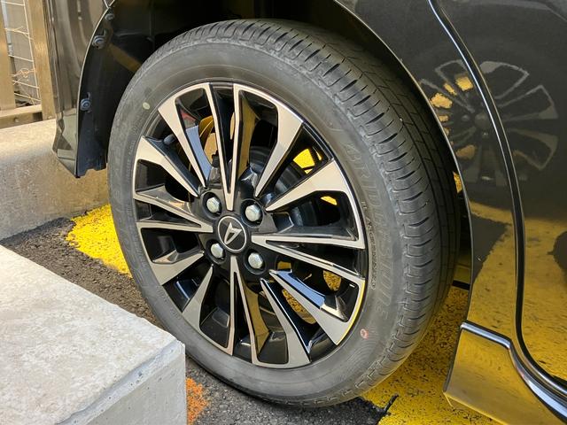 タントカスタムＲＳ１５インチアルミホイール　キーフリーシステム　プッシュボタンスタート　オートエアコン（プッシュ式）　フルＬＥＤヘッドランプ　オート格納式カラードドアミラー　本革巻ステアリングホイール（静岡県）の中古車