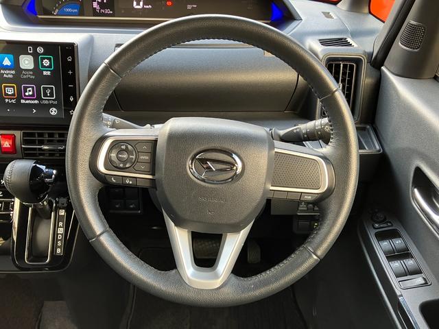 タントカスタムＲＳ１５インチアルミホイール　キーフリーシステム　プッシュボタンスタート　オートエアコン（プッシュ式）　フルＬＥＤヘッドランプ　オート格納式カラードドアミラー　本革巻ステアリングホイール（静岡県）の中古車