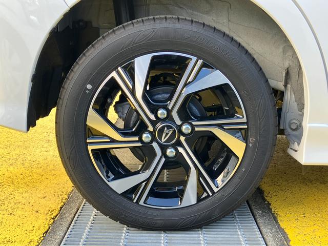 タントカスタムＸ１４インチアルミホイール　大型エアロバンパー　フルＬＥＤヘッドランプ　オート格納式カラードドアミラー　両側パワースライドドア　キーフリーシステム　プッシュボタンスタート（静岡県）の中古車