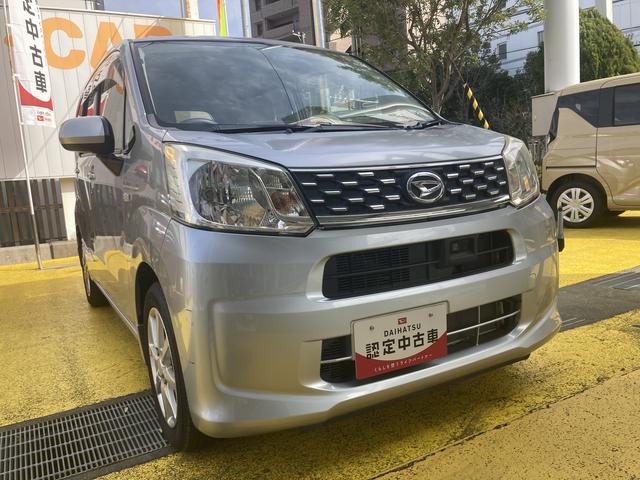 ムーヴＸ　ＳＡ１４インチアルミホイー　キーフリーシステム　オートエアコン（プッシュ式）　ハロゲンヘッドライト　リヤシートロングスライド　電動格納式カラードドアミラー（静岡県）の中古車