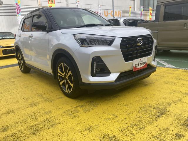 ロッキープレミアム１７インチアルミホイール　ＵＶＩＲカット遮音ガラス　フルＬＥＤヘッドランプ　キーフリーシステム　革巻きステアリングホイール　本革シフトノブ　アクティブマルチインフォメーションメーター（静岡県）の中古車