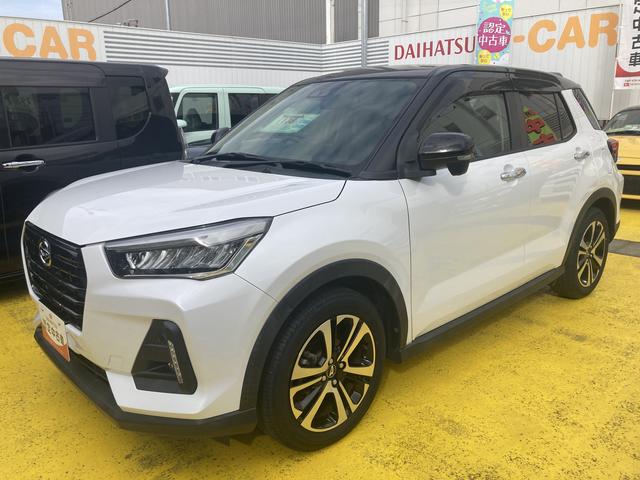 ロッキープレミアム１７インチアルミホイール　ＵＶＩＲカット遮音ガラス　フルＬＥＤヘッドランプ　キーフリーシステム　革巻きステアリングホイール　本革シフトノブ　アクティブマルチインフォメーションメーター（静岡県）の中古車