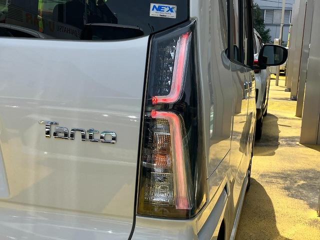タントカスタムＲＳ１５インチアルミホイール　キーフリーシステム　プッシュボタンスタート　オートエアコン（プッシュ式）　フルＬＥＤヘッドランプ　オート格納式カラードドアミラー　本革巻ステアリングホイール（静岡県）の中古車