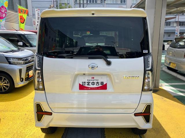 タントカスタムＲＳ１５インチアルミホイール　キーフリーシステム　プッシュボタンスタート　オートエアコン（プッシュ式）　フルＬＥＤヘッドランプ　オート格納式カラードドアミラー　本革巻ステアリングホイール（静岡県）の中古車