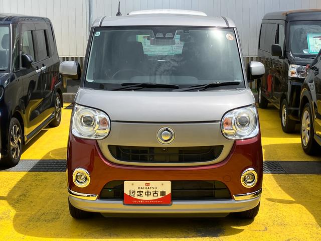 ムーヴキャンバスＧブラックインテリアリミテッド　ＳＡIII１４インチフルホイールキャップ　ＬＥＤヘッドランプ　キーフリーシステム　両側パワースライドドア　オートエアコン（プッシュ式）　オートライト　置きラクボックス（静岡県）の中古車