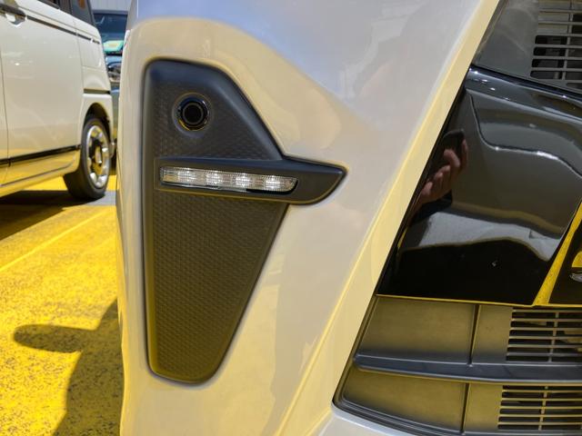 タントカスタムＸ１４インチアルミホイール　大型エアロバンパー　フルＬＥＤヘッドランプ　オート格納式カラードドアミラー　両側パワースライドドア　キーフリーシステム　プッシュボタンスタート（静岡県）の中古車