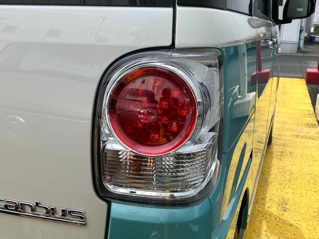 ムーヴキャンバスＧメイクアップＶＳ　ＳＡIII１４インチフルホイールキャップ　ＬＥＤヘッドランプ　キーフリーシステム　両側パワースライドドア　オートエアコン（プッシュ式）　オートライト　置きラクボックス（静岡県）の中古車