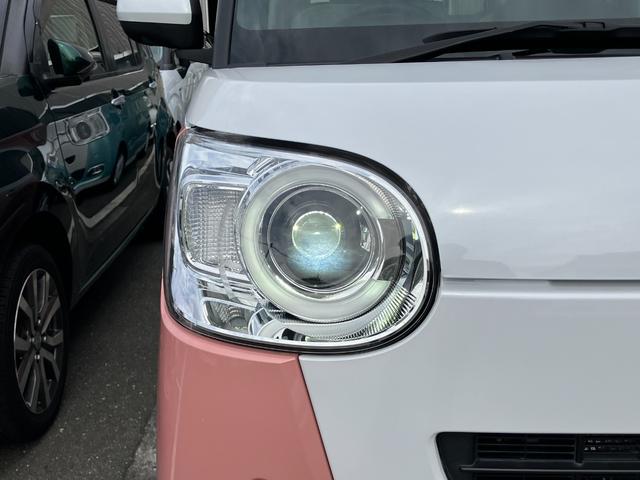 ムーヴキャンバスストライプスＧ１４インチフルホイールキャップ　ＬＥＤヘッドランプ　ＬＥＤフォグランプ　ホっとカップホルダー　両側パワースライドドア　キーフリーシステム　プッシュボタンスタート　ＵＶカットガラス（静岡県）の中古車