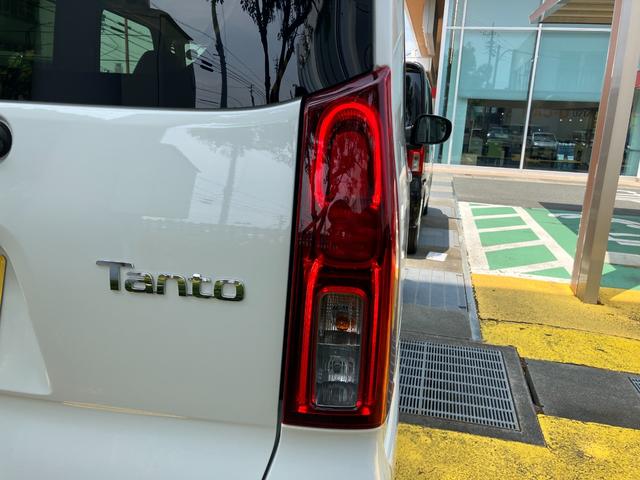 タントＸ１４インチフルホイールキャップ　フルＬＥＤヘッドランプ　オート格納式カラードドアミラー　左側パワースライドドア　ＴＦＴカラーマルチインフォメーションディスプレイ　フルファブリックシート（静岡県）の中古車