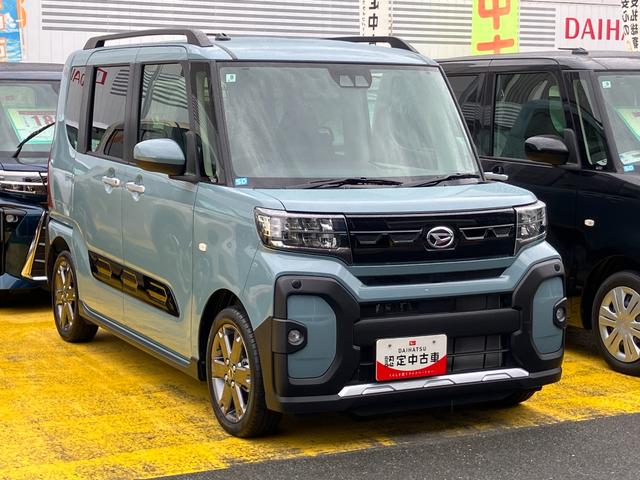 タントファンクロスターボ１５インチアルミホイール　キーフリーシステム　プッシュボタンスタート　オートエアコン（プッシュ式）　フルＬＥＤヘッドランプ　オート格納式カラードドアミラー　本革巻ステアリングホイール（静岡県）の中古車