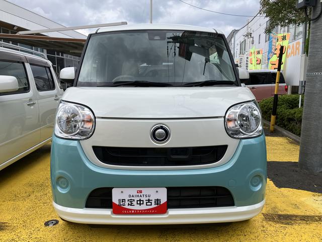 ムーヴキャンバスＸ　ＳＡII１４インチフルホイールキャップ　キーフリーシステム　オートエアコン（プッシュ式）　オートライト　置きラクボックス　運転席シートリフター　チルトステアリング（静岡県）の中古車