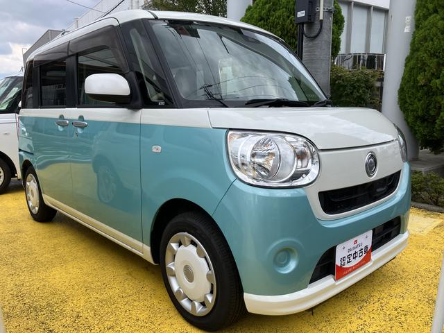 ムーヴキャンバスＸ　ＳＡII１４インチフルホイールキャップ　キーフリーシステム　オートエアコン（プッシュ式）　オートライト　置きラクボックス　運転席シートリフター　チルトステアリング（静岡県）の中古車