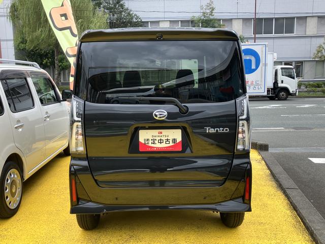 タントカスタムＸ１４インチアルミホイール　大型エアロバンパー　フルＬＥＤヘッドランプ　オート格納式カラードドアミラー　両側パワースライドドア　キーフリーシステム　プッシュボタンスタート（静岡県）の中古車
