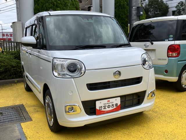 ムーヴキャンバスセオリーＧ１４インチフルホイールキャップ　ＬＥＤヘッドランプ　ＬＥＤフォグランプ　ホっとカップホルダー　両側パワースライドドア　キーフリーシステム　プッシュボタンスタート　ＵＶカットガラス（静岡県）の中古車
