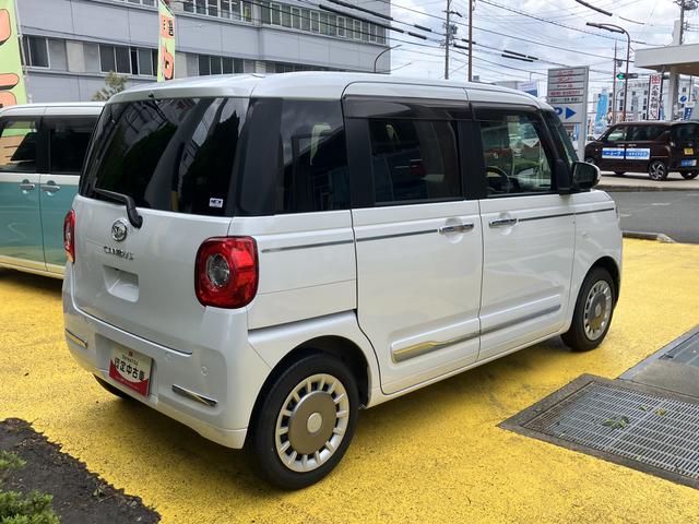 ムーヴキャンバスセオリーＧ１４インチフルホイールキャップ　ＬＥＤヘッドランプ　ＬＥＤフォグランプ　ホっとカップホルダー　両側パワースライドドア　キーフリーシステム　プッシュボタンスタート　ＵＶカットガラス（静岡県）の中古車