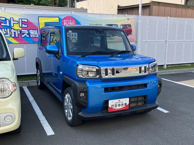 タフトＧターボ１５インチアルミホイール　オートレベリング機能付フルＬＥＤヘッドランプ　ＬＥＤフォグランプ　本革巻ステアリングホイール　本革巻インパネセンターシフト　ＴＦＴカラーマルチインフォメーションディスプレイ（静岡県）の中古車