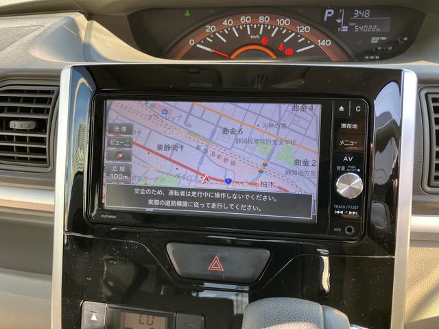 タントＸターボ　ＳＡIIキーフリーシステム　パワースライドドア（左側）　オートエアコン（プッシュ式）　オートライト　ハロゲンヘッドランプ　マルチインフォメーションディスプレイ（静岡県）の中古車