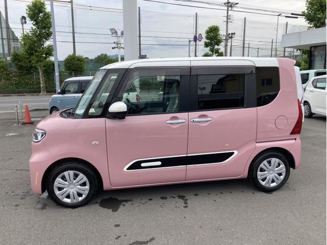 タントＸ１４インチフルホイールキャップ　フルＬＥＤヘッドランプ　オート格納式カラードドアミラー　左側パワースライドドア　ＴＦＴカラーマルチインフォメーションディスプレイ　フルファブリックシート（静岡県）の中古車