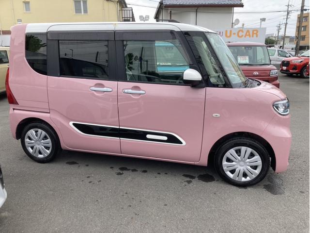 タントＸ１４インチフルホイールキャップ　フルＬＥＤヘッドランプ　オート格納式カラードドアミラー　左側パワースライドドア　ＴＦＴカラーマルチインフォメーションディスプレイ　フルファブリックシート（静岡県）の中古車
