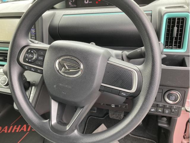 タントＸ１４インチフルホイールキャップ　フルＬＥＤヘッドランプ　オート格納式カラードドアミラー　左側パワースライドドア　ＴＦＴカラーマルチインフォメーションディスプレイ　フルファブリックシート（静岡県）の中古車