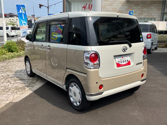 ムーヴキャンバスＧメイクアップＶＳ　ＳＡIII１４インチフルホイールキャップ　ＬＥＤヘッドランプ　キーフリーシステム　両側パワースライドドア　オートエアコン（プッシュ式）　オートライト　置きラクボックス（静岡県）の中古車