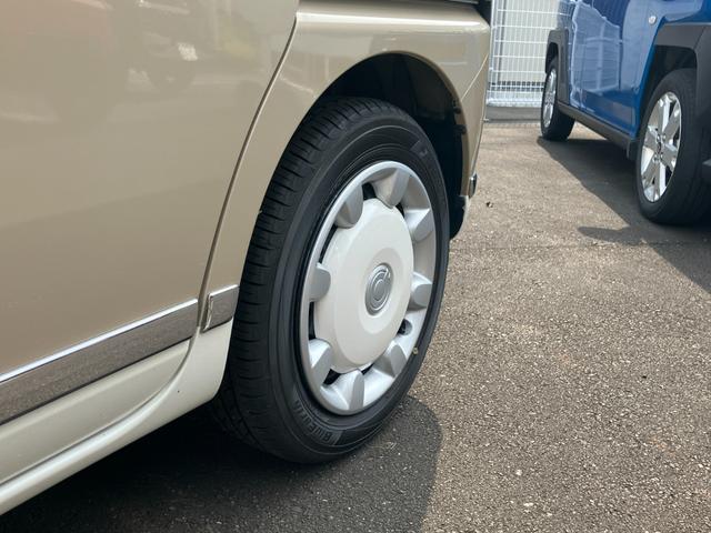 ムーヴキャンバスＧメイクアップＶＳ　ＳＡIII１４インチフルホイールキャップ　ＬＥＤヘッドランプ　キーフリーシステム　両側パワースライドドア　オートエアコン（プッシュ式）　オートライト　置きラクボックス（静岡県）の中古車