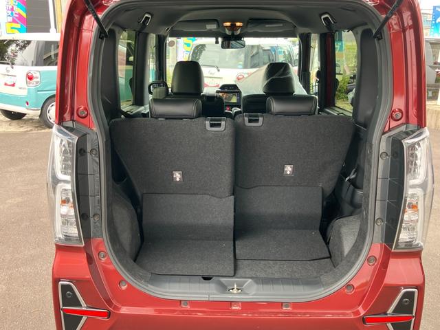 タントカスタムＸ１４インチアルミホイール　大型エアロバンパー　フルＬＥＤヘッドランプ　オート格納式カラードドアミラー　両側パワースライドドア　キーフリーシステム　プッシュボタンスタート（静岡県）の中古車