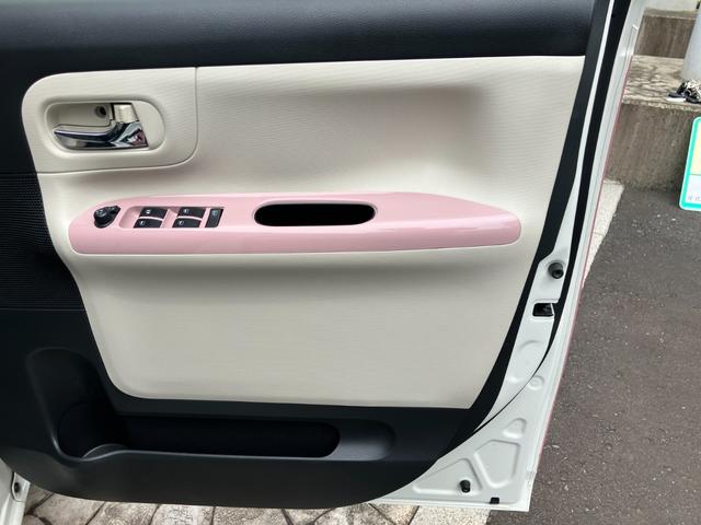 ムーヴキャンバスＧメイクアップリミテッド　ＳＡIII１４インチフルホイールキャップ　ＬＥＤヘッドランプ　キーフリーシステム　両側パワースライドドア　オートエアコン（プッシュ式）　オートライト　置きラクボックス（静岡県）の中古車