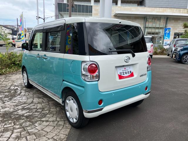 ムーヴキャンバスＧメイクアップＶＳ　ＳＡIII１４インチフルホイールキャップ　ＬＥＤヘッドランプ　キーフリーシステム　両側パワースライドドア　オートエアコン（プッシュ式）　オートライト　置きラクボックス（静岡県）の中古車