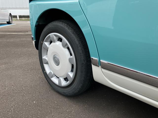ムーヴキャンバスＧメイクアップＶＳ　ＳＡIII１４インチフルホイールキャップ　ＬＥＤヘッドランプ　キーフリーシステム　両側パワースライドドア　オートエアコン（プッシュ式）　オートライト　置きラクボックス（静岡県）の中古車